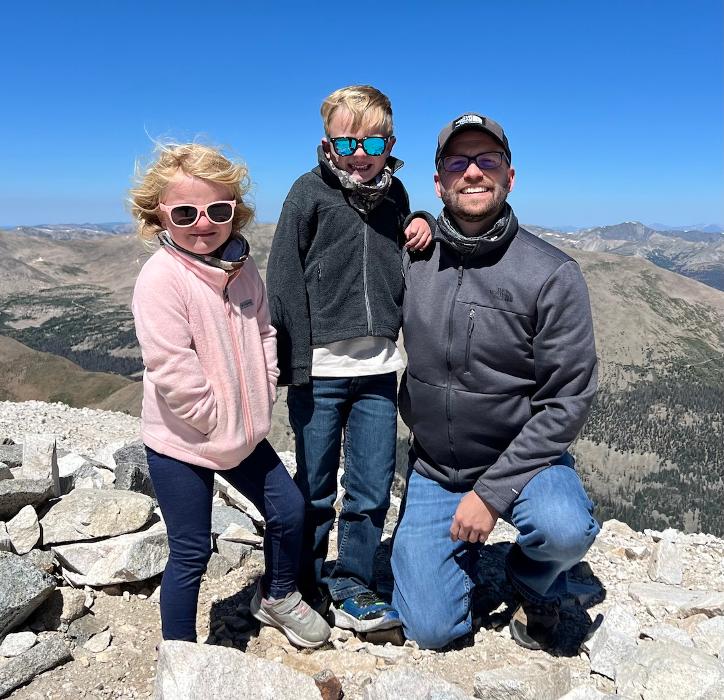 Dr. Chris Mohr and his kids