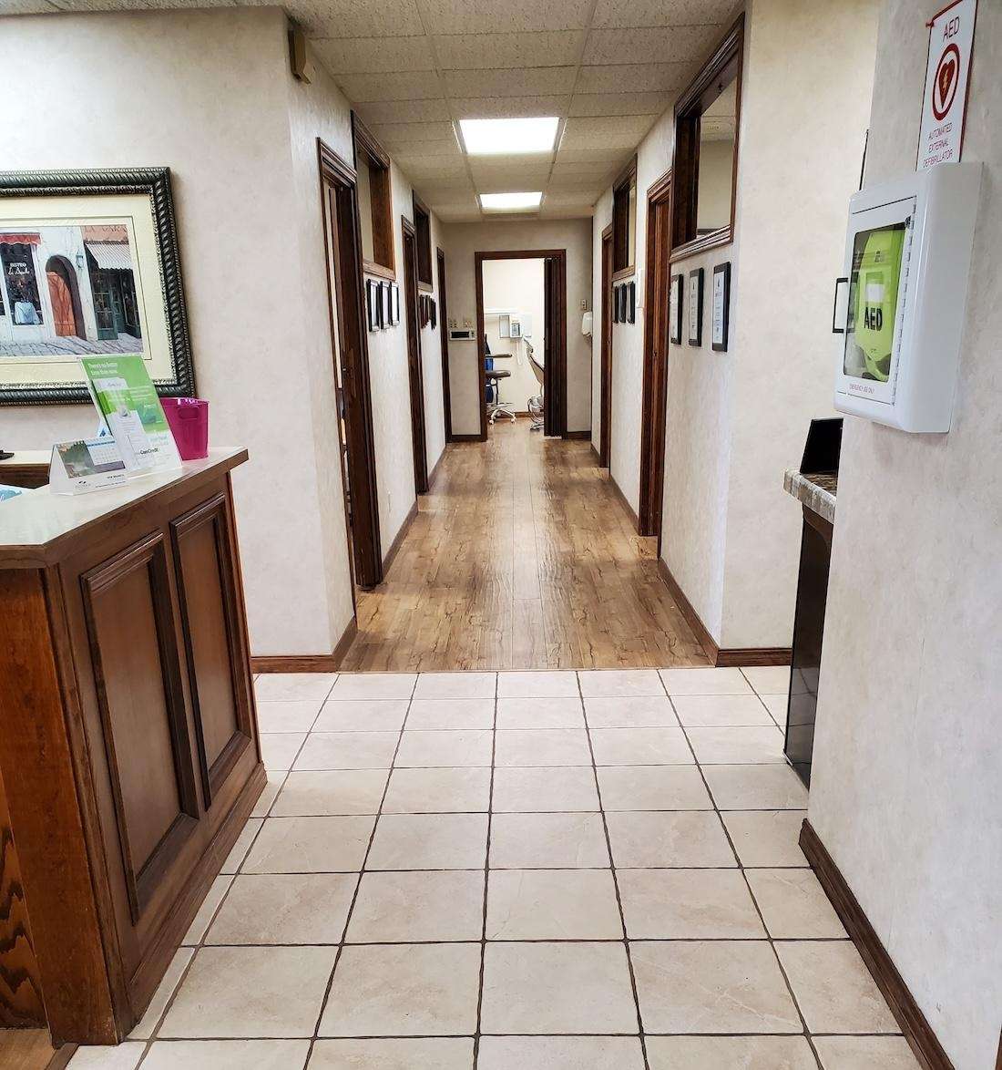 Reception Hallway of Pampa Dental Arts